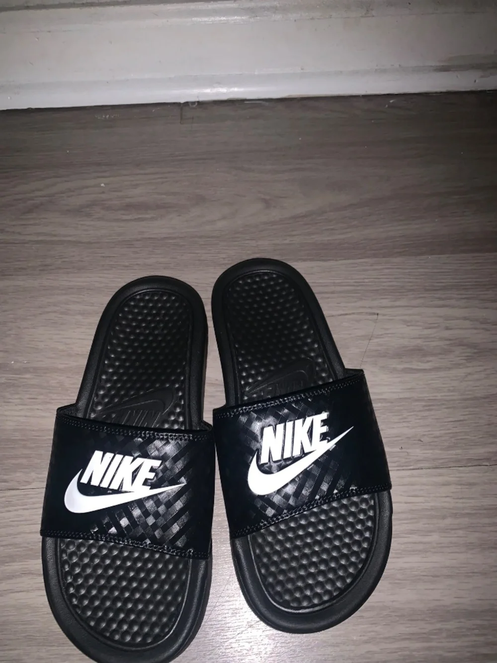 Nike biker shorts M and flip flops size 6. (Will sale separately for offer)